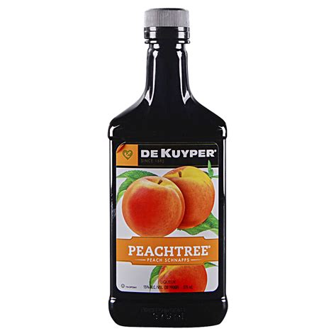 dekuyper peachtree schnapps  ml applejack