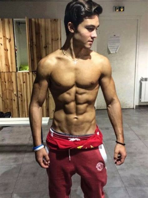 shirtless male muscular beefcake hunk athletic jock abs