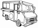 Truck Food Drawing Getdrawings sketch template