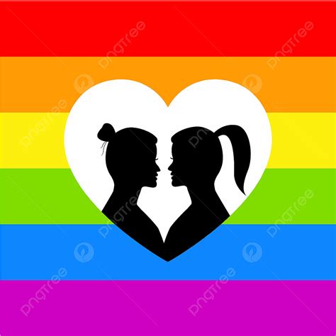 Lgbt Lesbian Couple Vector Design Images Pride Day Celebration With