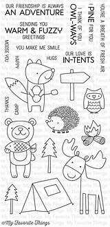 Friends Fuzzy Warm Mftstamps Coloring sketch template