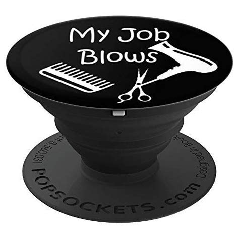 My Job Blows Funny Beautician Hair Dresser Barber Pop