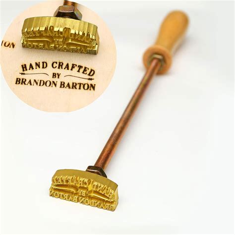 amazoncom custom logo wood branding iron durable leather branding iron stamp wood branding