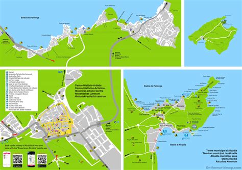 alcudia tourist map