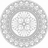 Mandalas sketch template