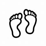 Footprint Baby Drawing Outline Clipart Footprints Coloring Pages Feet Clip Cliparts Patterns Print Kids Printable Drawings Library Crafts Outlines Sketch sketch template