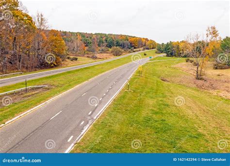 taconic state parkway divided highway stock photo image