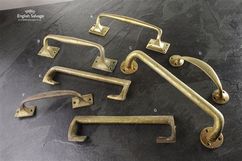 variety  medium brass door pull handles