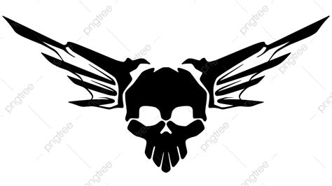 Skull Wings Vector Hd Images Wing Skull Head Illustration Art Tattoo