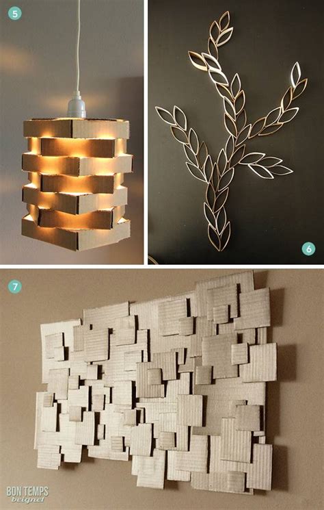 diy ideas  clever ways   cardboard   decor curbly diy design community
