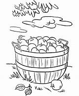 Apples Apfel Rabbit Orchard Ramadan Zbiory Feast Ausmalbild Kolorowanki Jesienne Dzieci Coloringhome sketch template