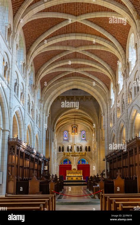 england devon buckfast abbey interior stock photo alamy