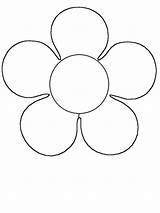 Flower Simple Coloring Pages Clipart Flowers Color Easy Rose Clip Clipartbest Printable Kids Within Shapes Getcoloringpages Print Cliparts Clipground sketch template