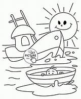 Coloring Pages Tugboat Kids Boats Choose Board Getcolorings Boat sketch template