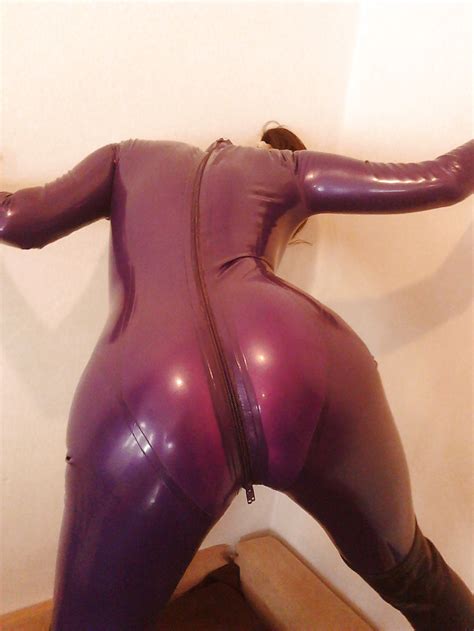 latex milf in purple catsuit 20 pics xhamster
