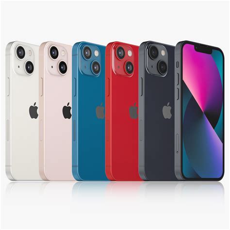 apple iphone  mini alle farben  modell turbosquid