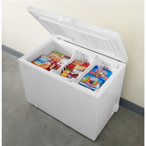 Amana 14 8 Cu Ft Manual Defrost Chest Freezer White At