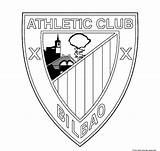 Coloring Pages Athletic Logo Soccer Bilbao Print sketch template
