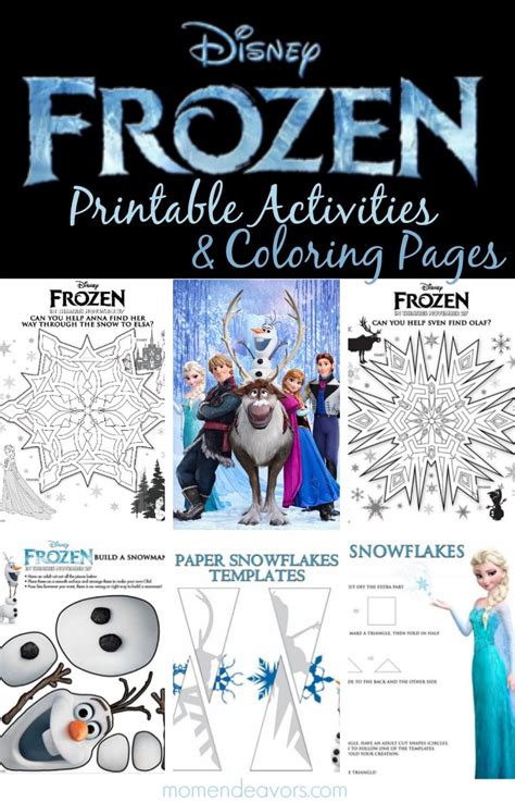 disney frozen printable activities coloring pages