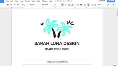 google docs style guide template tutorial youtube