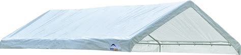 amazoncom shelterlogic canopy replacement cover    frame  feet white sports
