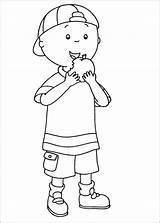 Caillou Recognition Develop sketch template