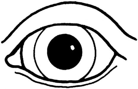 eye coloring page super coloring clipart  clipart