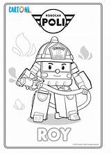 Poli Robocar Roy Cartoni Clicca Animati Modificarla Aggiungi Sull Linee sketch template