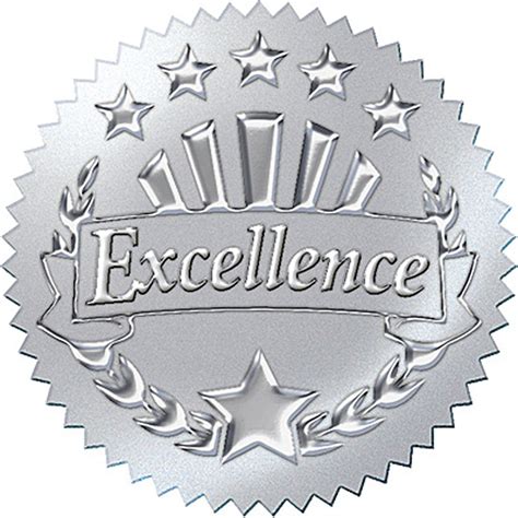 Trend Enterprises Inc Award Seal Excellence Silver