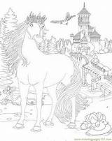 Bella Sara Pages Coloring Printable Online Cartoons Color Horses Popular sketch template