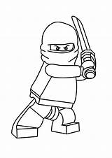 Ninjago Lego Coloring Pages Printable sketch template