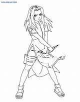 Haruno Ausmalbilder Naruto Wonder Chica Mädchen Malvorlagen sketch template