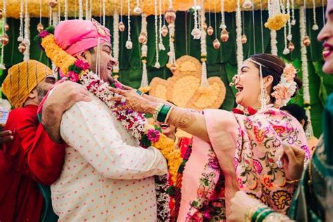 photos ex bigg boss contestant nehha pendse ties the knot in a