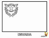 Coloring Nevada State Flag Book Pages Kids Boys American sketch template