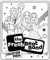 Coloring Pages Beat Band Fresh Spies Characters Nickjr Fruit sketch template