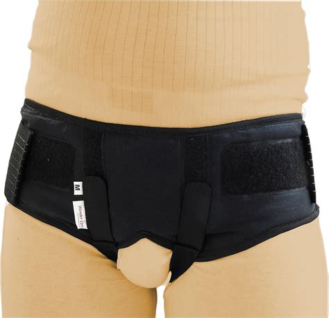 care black inguinal hernia support truss  double inguinal  sports hernia