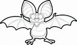 Bat Coloring Vampire Getdrawings Pages sketch template