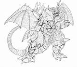 Godzilla Destoroyah Lineart Kaiju Drawing Tequila Swords Zilla Adora Ghidorah Monsters Img00 Từ ã Lưu sketch template