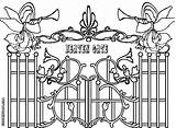 Heaven Gate Coloring Pages Gates Drawing Heavens Color Printable Sketch Heavenly Print Advent Colorings Template Getdrawings Getcolorings Christian Family Big sketch template