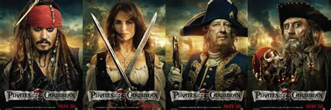 pirates of the caribbean on stranger tides character posters collider