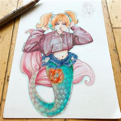 20 Fantastic Ideas Anime Beautiful Mermaid Drawing