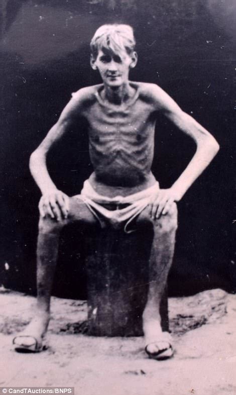 wwii heroes reduced to skin and bone in japan s pow camps daily mail