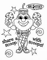 Coloring Pages Ice Cream Parlor Brusters sketch template
