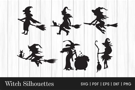 witch svg halloween witch svg witch silhouette cliparts