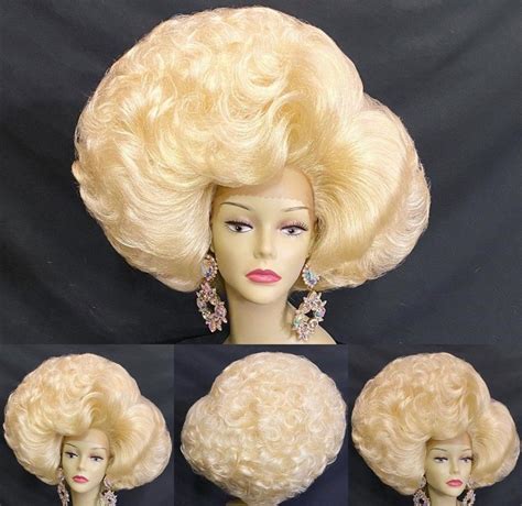 Pin By Blond Bouffant On Hairstyles Wigs Rollersets Bouffant Wig