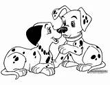 Coloring Pages Disneyclips Jewel Sibling Puppies Dalmatians 101 sketch template