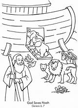 Ark Noah Coloring Pages Print sketch template
