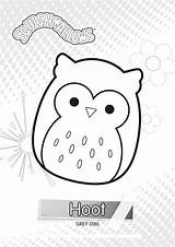 Coloring Squishmallows Hoot Squishmallow Xcolorings Veronica Grew Noncommercial Individual sketch template