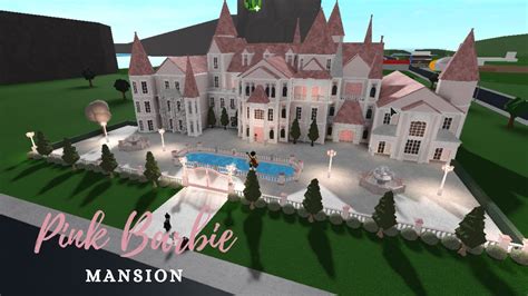 pink barbie mansion exterior tour 219 k jackify youtube