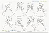 Coloring Pages Dress Dresses Girls Girl Kids Print Creative Color Getcolorings Getdrawings Different Practise Motifs Colors Sweet Where Popular sketch template